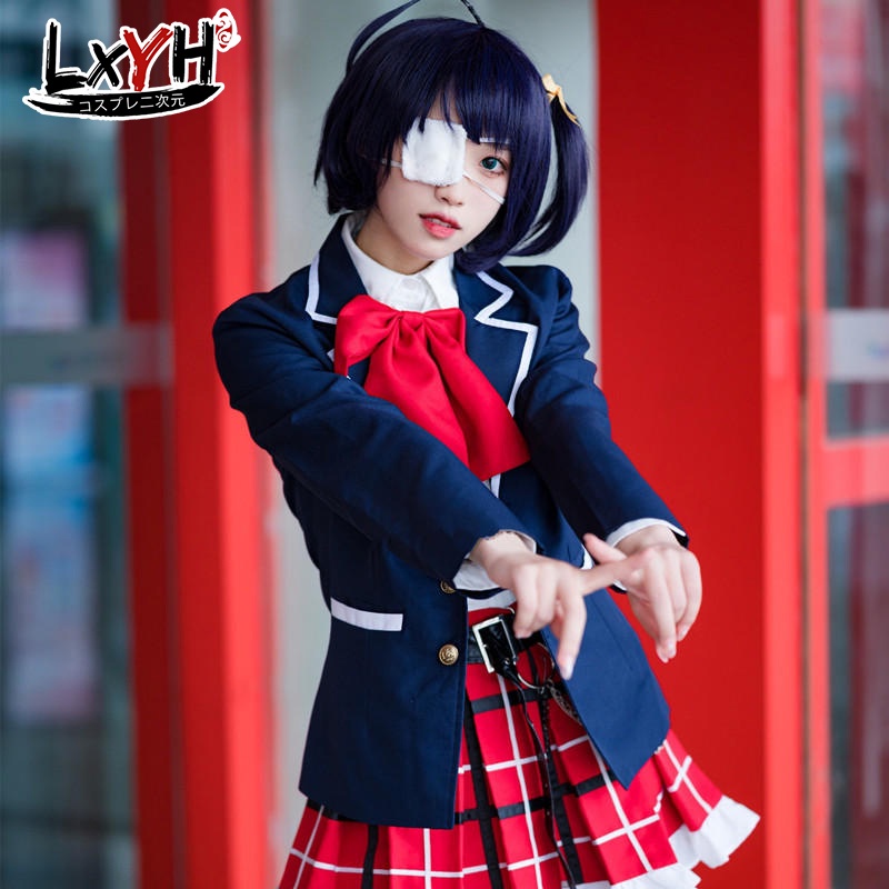 lxyh-coser-king-anime-love-chunibyo-amp-other-delusions-takanashi-rikka-cosplay-ชุดคอสเพลย์-ชุดนักเรียน-ญี่ปุ่น-uniform-ชุด-jk-ชุด-halloween