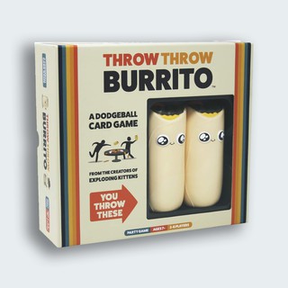 สินค้า Throw Throw Burrito by Exploding Kittens - A Dodgeball Card Game - Family-Friendly Party Games
