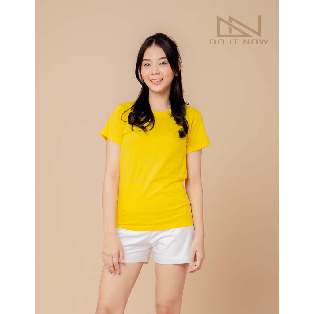 เสื้อคอกลมสีเหลือง-by-doitnow-สินค้าคุณภาพ-จากแห่งผลิตโดยตรง