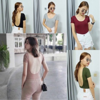 Body suit 🐣 มีหลายสี เลื่อนดูภาพถัดไปน้าา 🔸FREE REG ❣ ทักแชทมาน้าาา ☺️