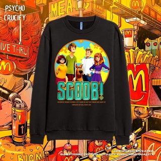 Psycho Crucify "Scoob!" เสื้อกันหนาว คอกลม | Scooby Doo เสื้อกันหนาว | เสื้อกันหนาว ลายการ์ตูน | เสื้อแจ็กเก็ต | สไตล์วิ