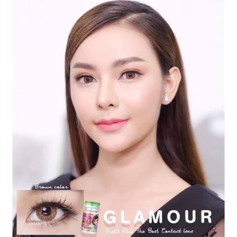 คอนแทคเลนส์-รุ่น-galmour-สีตาล-brown-มีค่าสายตา-0-50-10-00