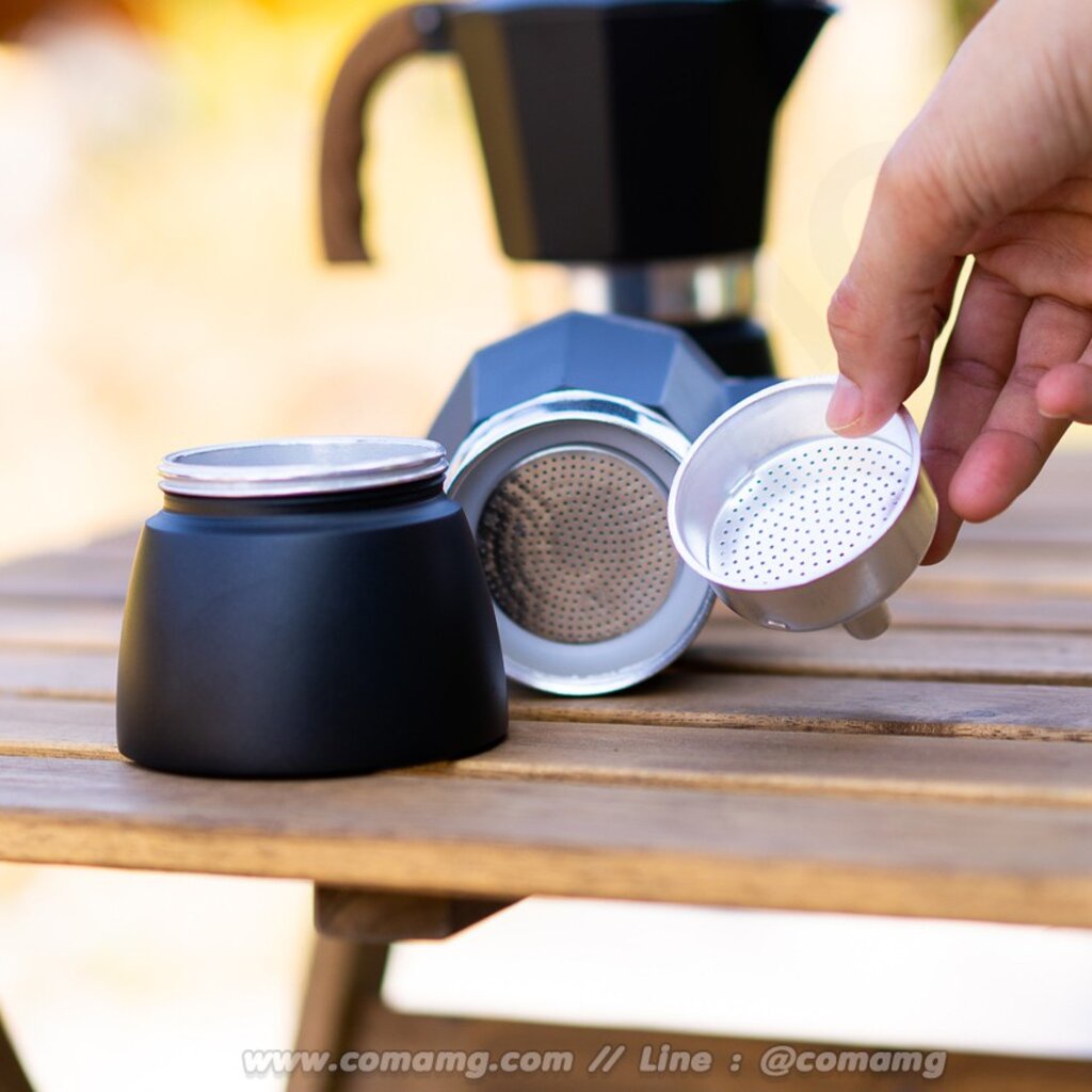 จัดส่งได้ทันที-หม้อกาแฟหนาสไตล์ยุโรปหม้ออลูมิเนียมแปดเหลี่ยมเครื่องชงกาแฟหม้อกาแฟ-moka-pot-สไตล์อิตาลีคลาสสิก