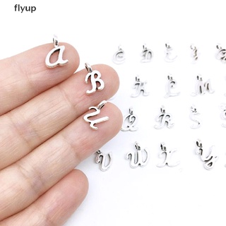 Flyup จี้ตัวอักษรภาษาอังกฤษ 26 ตัว แฮนด์เมด DIY สําหรับทําเครื่องประดับ งานฝีมือ 26 ชิ้น