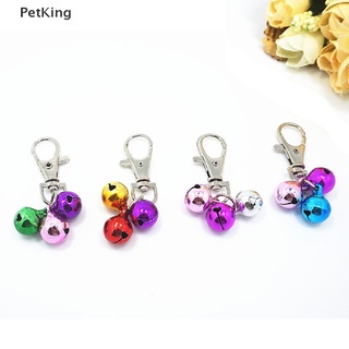 PetKing☀ Coloured Pet Dog Bell Cat Animal Collar Clothe Charming Lobster Clasp Decor .