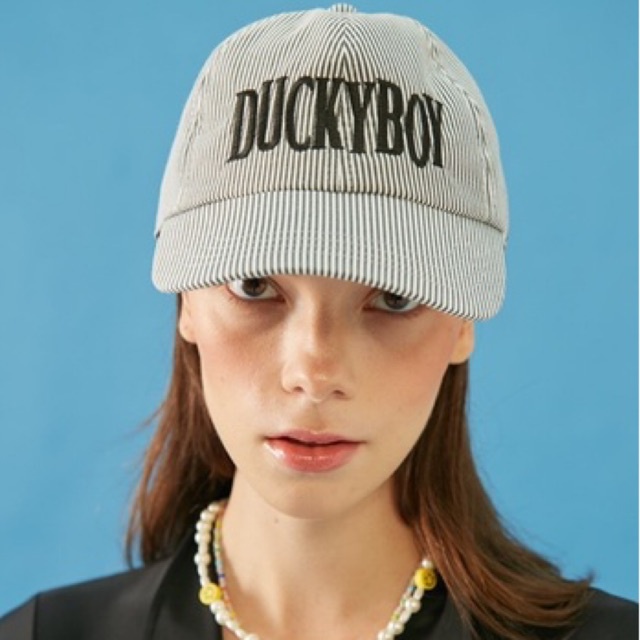 duckyboy-stripe-cap-duckyboy-หมวกแก๊ป-มี3สี-หมดแล้วไม่ผลิตเพิ่ม