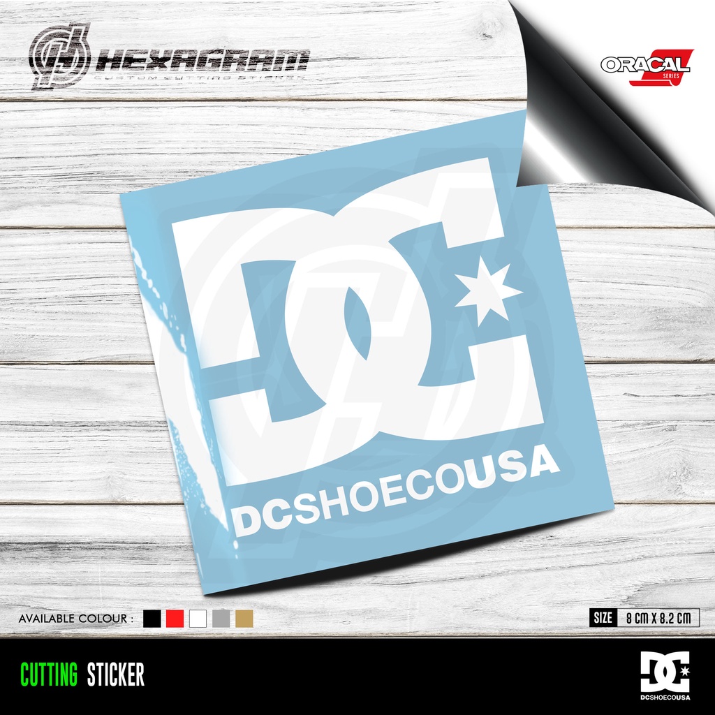 สติกเกอร์ตัด-dc-shoecusa-สติกเกอร์โลโก้รองเท้า-dc-usa