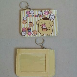 กระเป๋าเหรียญ พร้อมช่องใส่บัตร 2in1 ลาย ปอมปอมบุริน Pompompurin ขนาด 4.5x3.5 นิ้ว