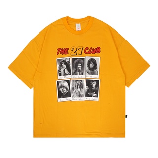 เสื้อยืดผู้ เสื้อยืด Mcf YELOW THE 27 CLUB ทรงปกติ S-5XL