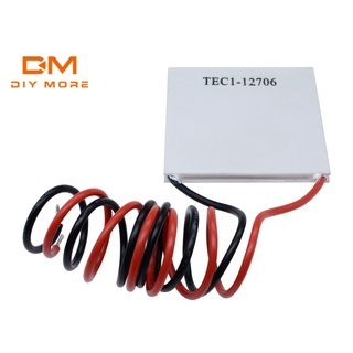 DIYMORE TEC1-12706 12V 5.8A 65Wโมดูลฮีทซิงค์ระบายความร้อน TEC1-12706 TECT1-12715 40x40 มม. 12v 60w