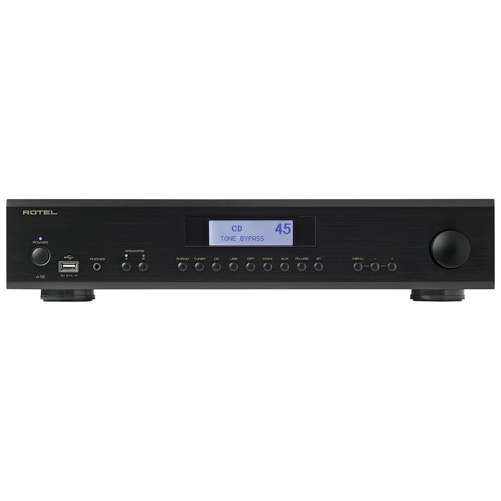 rotel-รุ่น-a12-อินทิเกรตแอมป์-60-watt-2-ch-stereo-amplifier-with-bluetooth-สินค้าใหม่แกะกล่องทุกชิ้นรับรองของแท้100