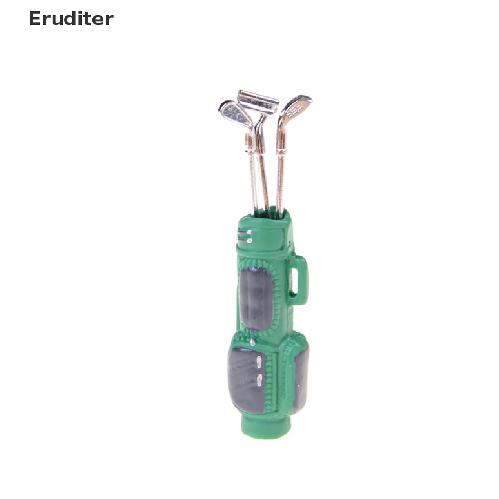 eruditer-อุปกรณ์เสริมกีฬากอล์ฟจิ๋ว-สําหรับบ้านตุ๊กตา-1-ชุด