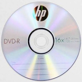 แผ่น DVD HP แผ่นดีวีดีใช้ไรท์ข้อมูล แผ่นความจุ 4.7 GB