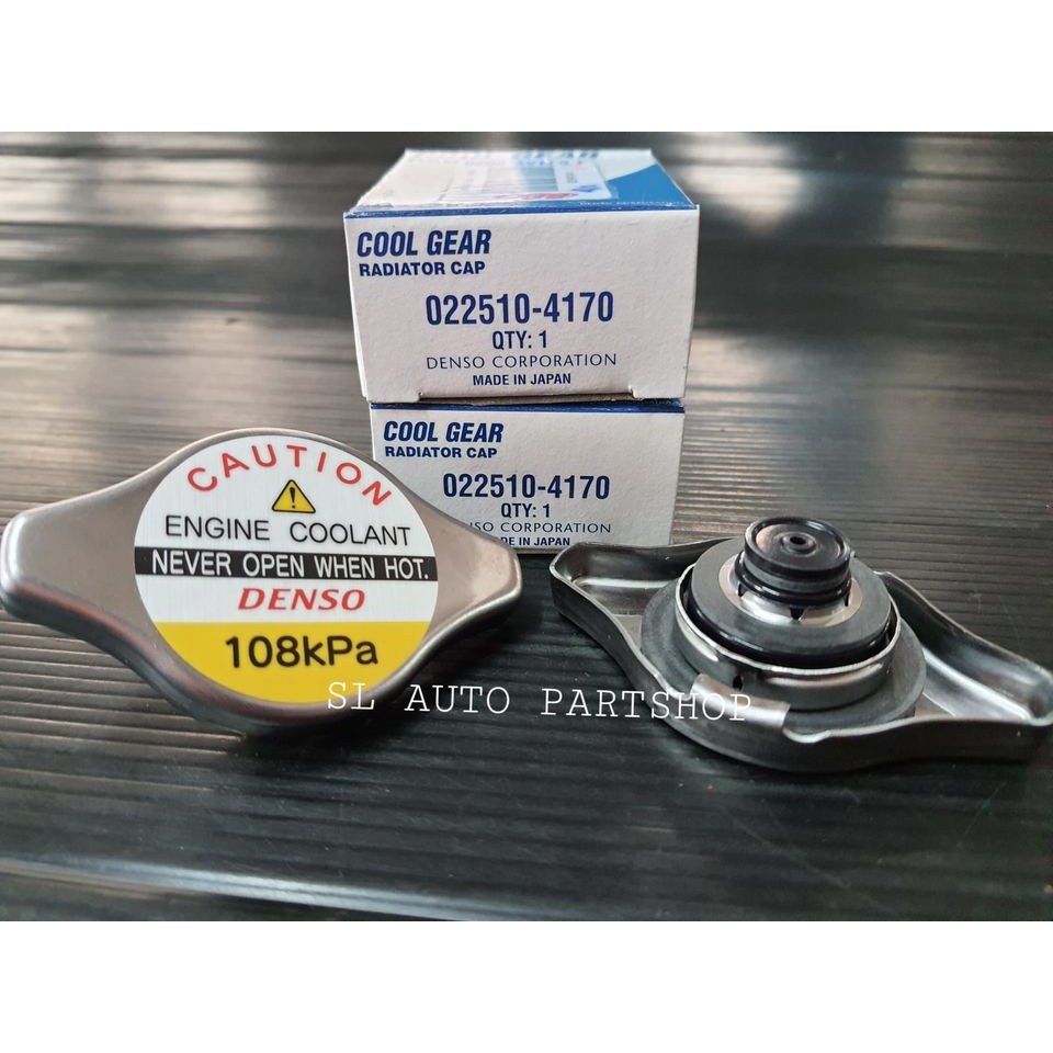 ฝาหม้อน้้ำ DENSO ฝาเล็ก จุกเล็ก 1.1 บาร์ สำหรับ TOYOTA CAMRY'02,FORTU ...