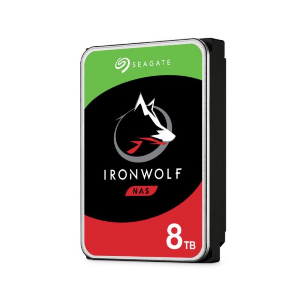 SEAGATE 8 TB HDD (ฮาร์ดดิสก์แนส) SEAGATE IRONWOLF 7200RPM SATA3