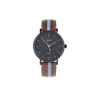 Timex TWH0Y7710 นาฬิกาข้อมือผู้ชาย สายหนัง สีน้ำตาล