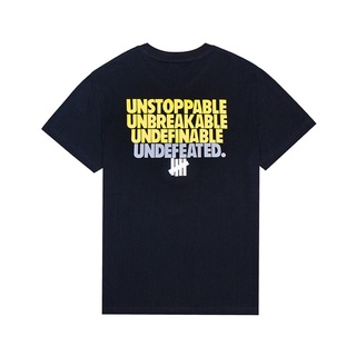 [S-5XL] Undefeated เสื้อยืดแขนสั้น พิมพ์ลายโลโก้ตัวอักษร ห้าแถบ ฤดูร้อน สําหรับผู้ชาย และผู้หญิง ใหม่