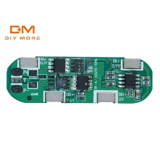 Diymore 3S 5A 11.1V 12.6V 18650 แบตเตอรี่ลิเธียมลิเธียมลิเธียมไอออน BMS ป้องกันโมดูลบอร์ด PCB