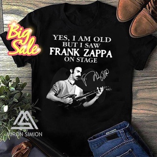 Yes IM Old But I Saw Frank Zappa On Stage เสื้อยืดลําลอง แขนสั้น พิมพ์ลาย Frank Zappa สําหรับผู้ชาย LL