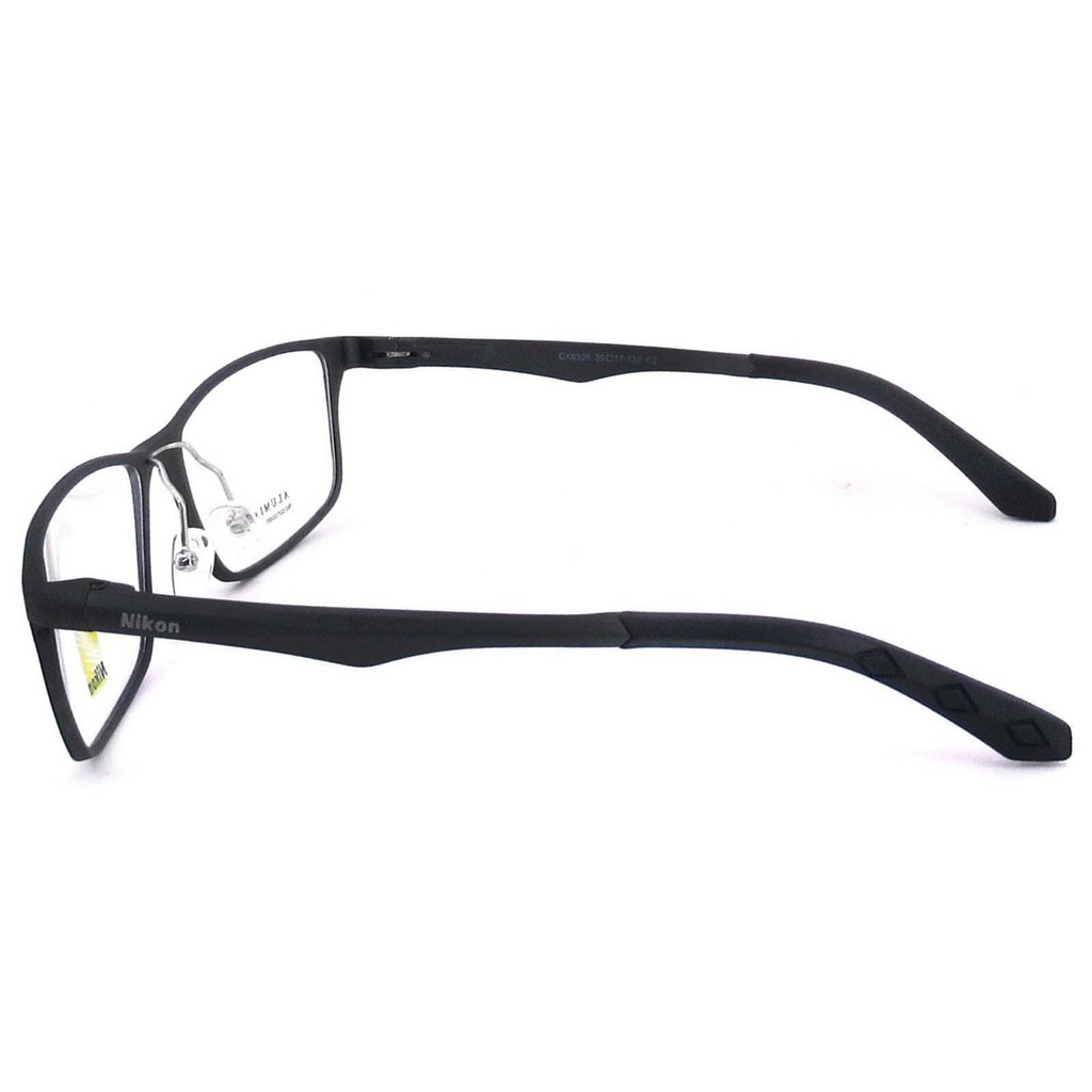 ภาพหน้าปกสินค้าNikon แว่นตารุ่น CX-6326 C-1 สีดำ กรอบแว่นตา Eyeglass frame ( สำหรับตัดเลนส์ ) ทรงสปอร์ต อลูมิเนียม Aluminium ขาสปริง จากร้าน seetoyou บน Shopee