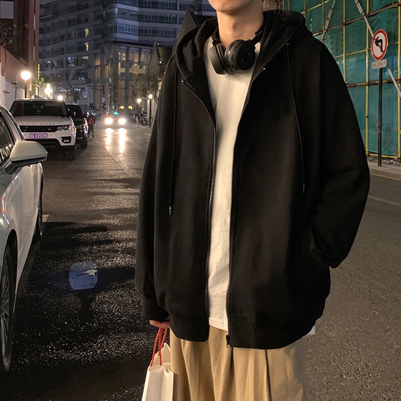 ภาพหน้าปกสินค้าM-5XL เสื้อฮู้ดผู้ชายเสื้อแจ็กเก็ตกันหนาว มีฮู้ด ทรงหลวม สไตล์เกาหลี แฟชั่นฤดูหนาว สําหรับผู้ชาย