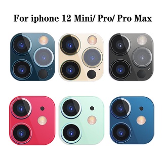 ภาพหน้าปกสินค้าตัวป้องกันหน้าจอเลนส์กล้องด้านหลังโลหะสำหรับ iPhone 12 Pro Max ฟิล์มวงแหวนอลูมิเนียมสำหรับ Iphone 12 ฝาครอบเลนส์กล้อง ซึ่งคุณอาจชอบราคาและรีวิวของสินค้านี้