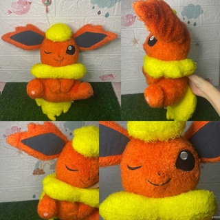 ตุ๊กตาบูสเตอร์ ขนเปียก โปเกม่อน Flareon Pokémon Banpresto 2017 Made in Vietnam