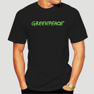 เสื้อยืดผ้าฝ้ายพิมพ์ลายขายดี เสื้อยืดแขนสั้น พิมพ์ลาย Greenpeace Novelty Branded แฟชั่นฤดูร้อน สําหรับผู้ชาย 6963X