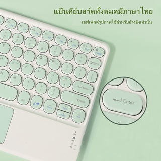 ภาพขนาดย่อของภาพหน้าปกสินค้าคีย์บอร์ดบลูทู ธ เมาส์บลูทู ธ คีย์บอร์ด for iPad เชื่อมต่อบลูทู ธ เหมาะสำหรับแท็บเล็ต Android / จากร้าน qwqeq666 บน Shopee