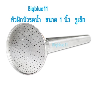 BIGBLUEหัวฝักบัวสแตลเลส -หัวฝักบัวรดน้ำ  -หัวฝักบัวสังกะสี    ขนาด 1"(รูใหญ่-รูเล็ก)