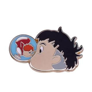 ponyo and sosuke เข็มกลัดเครื่องประดับแฟนตาซี