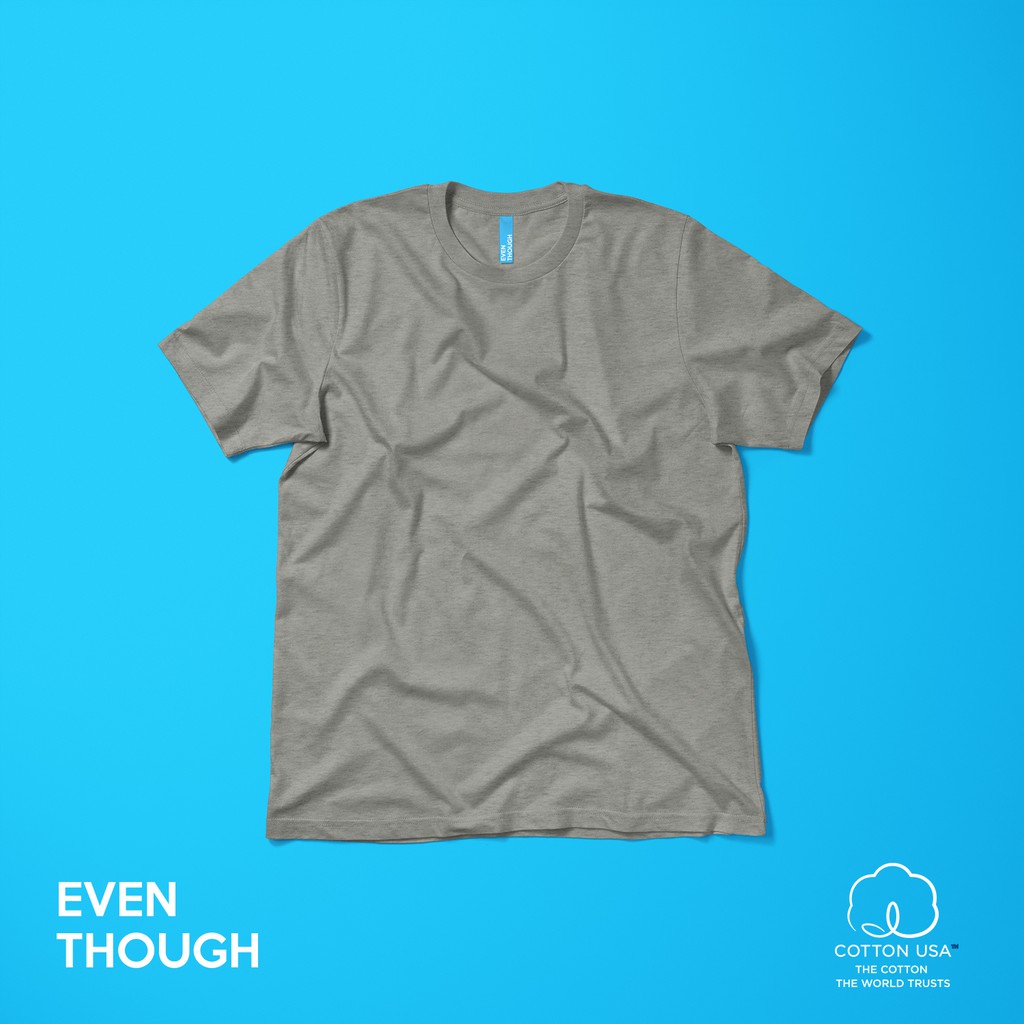 เสื้อยืด-even-though-สี-grey-size-2xl-ผลิตจาก-cotton-usa-100