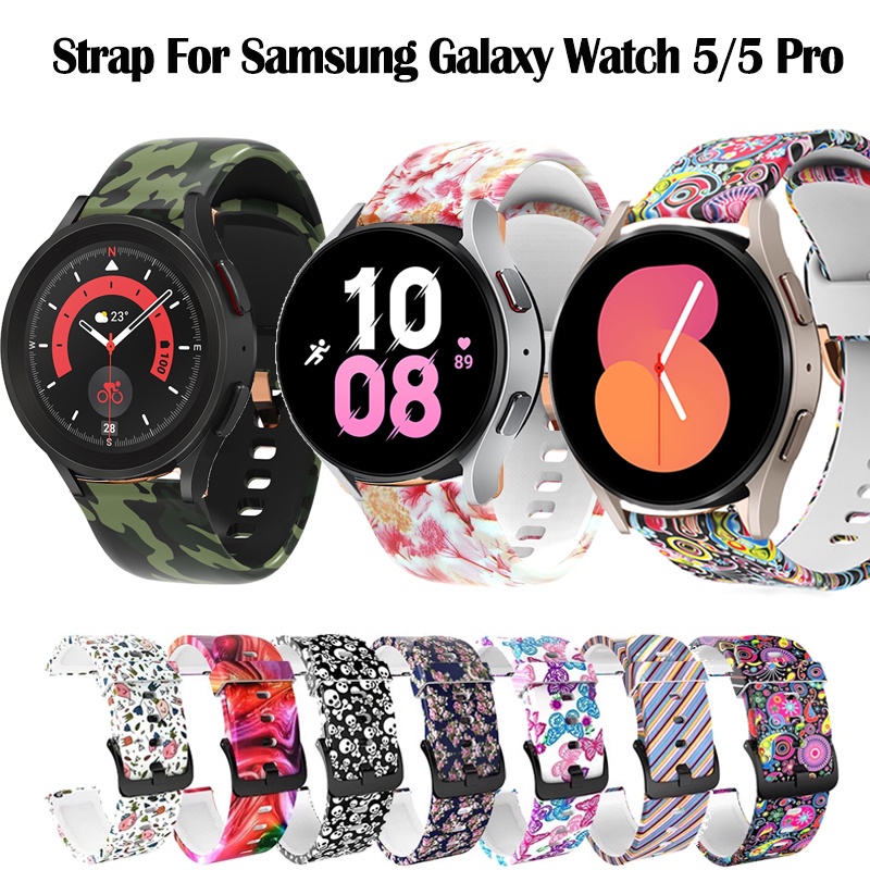 สาย-samsung-galaxy-watch-5-สมาร์ทวอทช์-อุปกรณ์สำหรับนาฬิกา-สาย-samsung-galaxy-watch-5-pro-นาฬิกาสมาร์ท-สายซิลิโคน