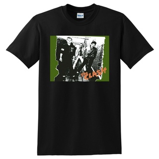 T-shirt  เสื้อยืดไวนิล พิมพ์ลาย The Clash แฟชั่นS-5XL