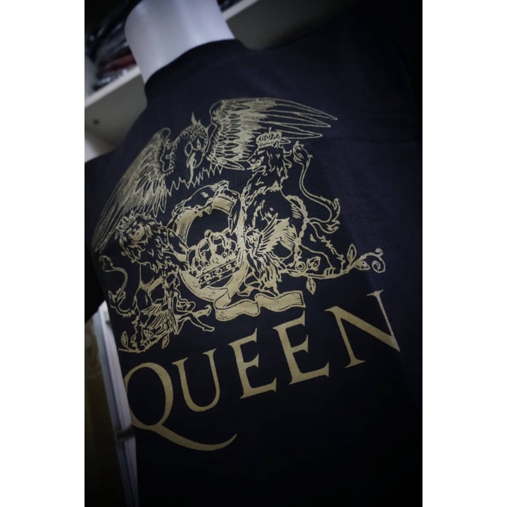 พร้อมส่ง-เสื้อยืดลําลอง-ผ้าฝ้าย-100-แขนสั้น-พิมพ์ลายโลโก้-queen-bohemian-rhapsosy-murah-band-rock-tbqe01-lela