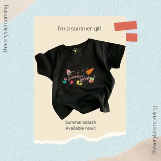 เสื้อยืด Summer Splash 🍉 👙 🔥☀️ พร้อมส่ง✅