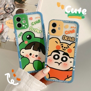 ภาพขนาดย่อของสินค้าเคสโทรศัพท์ ลายการ์ตูนเด็กผู้ชาย เด็กผู้หญิง TPU สำหรับ iPhone 11 Pro Max X Xr Xs Max 7 8 Plus Se 2020 12 pro max 12 mini 13 pro max 13 mini