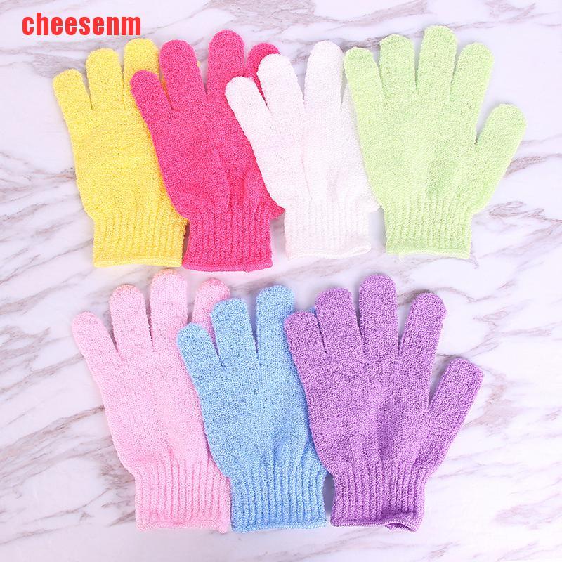 cheesenm-ถุงมือใยบวบ-สําหรับอาบน้ํา-ขัดผิว