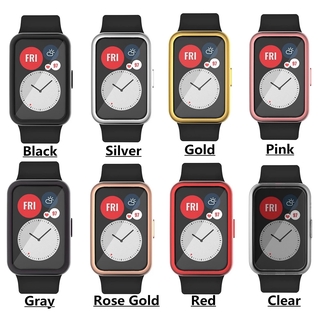 ภาพขนาดย่อของภาพหน้าปกสินค้าเคส Huawei Band 7 6 เคสใส TPU นิ่มคลุมหน้าจอ สำหรับ Huawei Watch Fit New นาฬิกาสมาร์ท Smart Watch Case จากร้าน jansin.th บน Shopee ภาพที่ 3