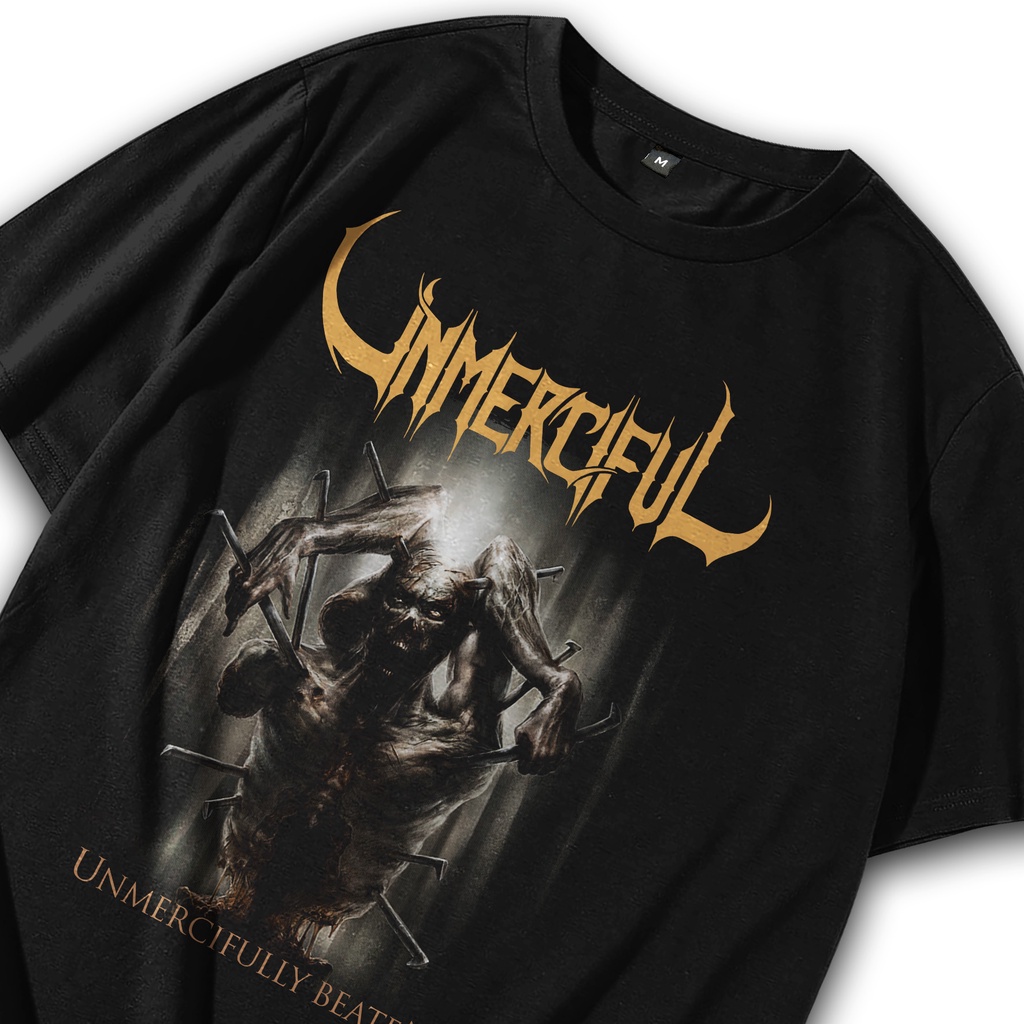 เสื้อยืดโอเวอร์ไซส์เสื้อยืดวงร็อค-วงดนตรี-unmerciful-metal-unmerciful-band-วงดนตรีหนัก-วงร็อคเสื้อยืด-วงดนตรีร็อค-วงดนตร