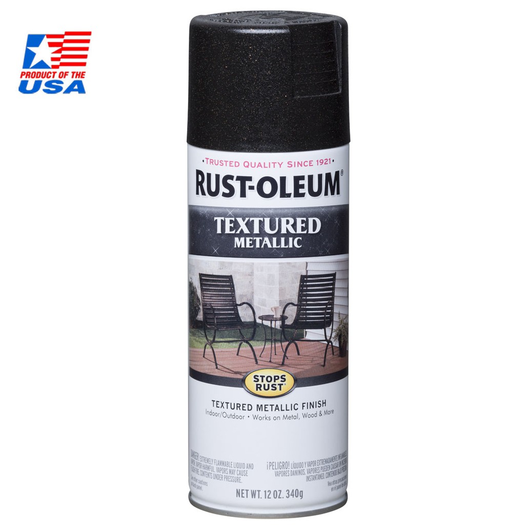 rust-oleum-textured-metallic-rust-protection-สีสเปร์ย-กันสนิม-เมทัลลิค-ชนิดเกล็ดละเอียด