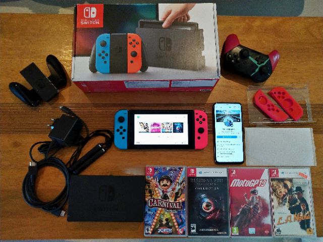 nintendo-switch-9500-อุปกรครบกล่องสภาพ99-ไม่มีตำหนิใช้งานได้ปกติหมด-ประกันใจ2เดือน