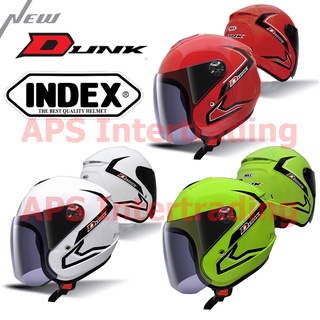 🔥🔥🔥INDEX หมวกกันน็อค รุ่น Dunk New มีหลายสีให้เลือกดีไซน์สวยเฉี่ยว ของแท้100% วัสดุ มาตรฐาน DOT และ มอก