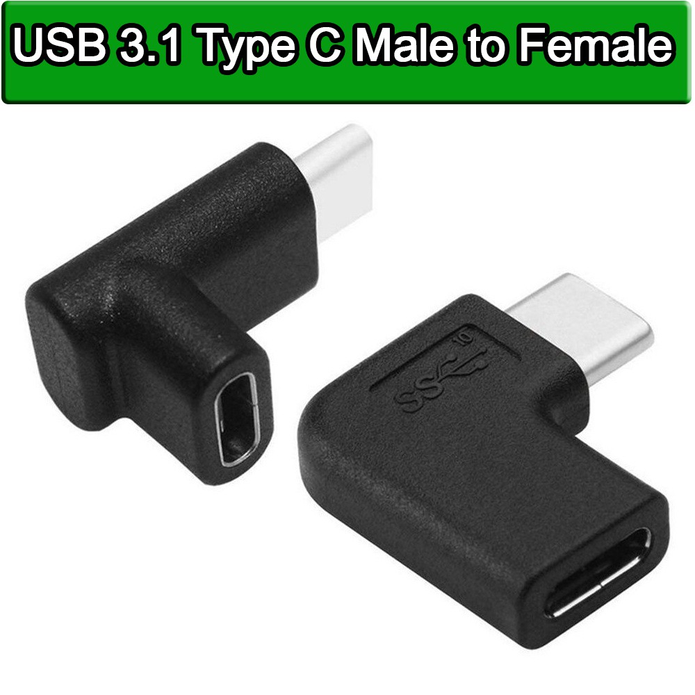อะแดปเตอร์ 90 Degree Right Angle USB 3.1 Type C Male