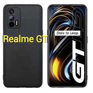 Realme GT 5G(พร้​อมส่งในไทย)เคสTPUนิ่มสีดำทึบคลุมกล้องRealne Narzo 50i/Realme GT Neo2/Realme GT Master Edition