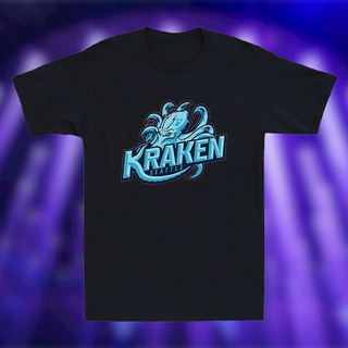 เสื้อยืด แบบนิ่ม พิมพ์ลาย Seattle Kraken Nhl Team สําหรับผู้ชาย