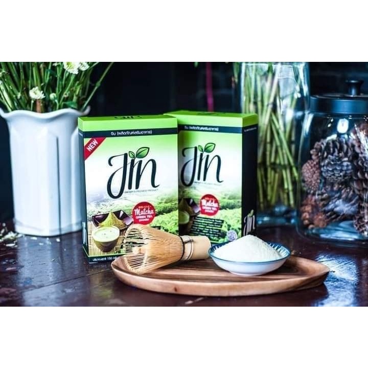 จิน มัทฉะกรีนที x 2 กล่อง (Jin Matcha Greentea) ชาเขียวควบคุมน้ำหนัก