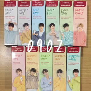 [พร้อมส่ง] Wanna One - ยาสีฟัน Pleasia กล่องลายเมมเบอร์ / สติ๊กเกอร์ / กล่องเหล็ก