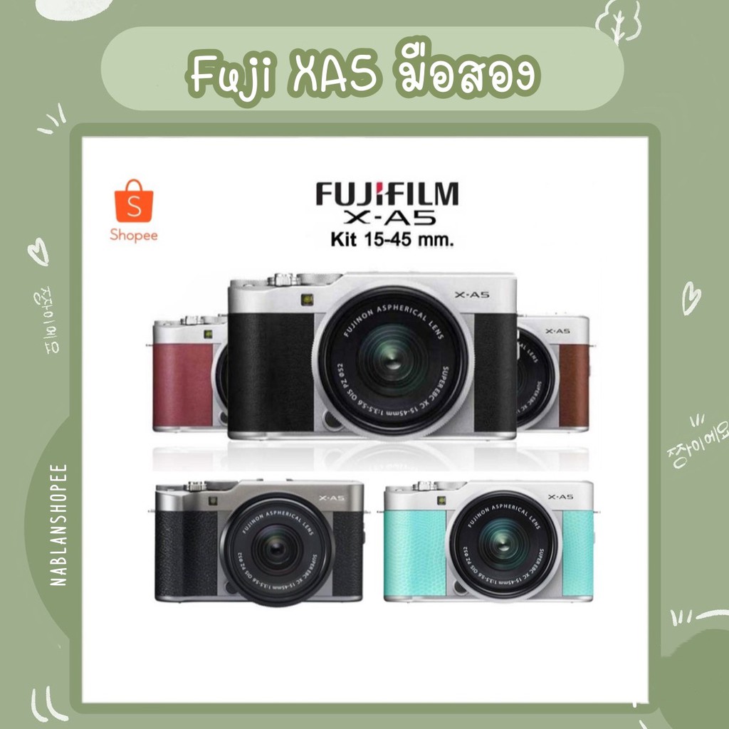 ราคาและรีวิวกล้อง Fuji XA5 เมนูไทย ราคาถูก ส่งฟรี