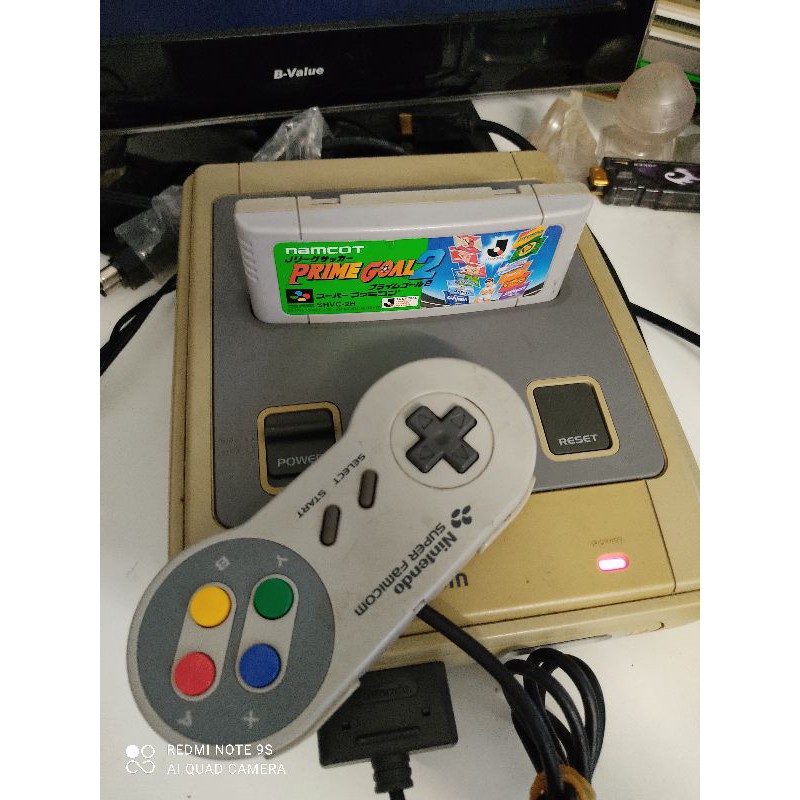 เครื่องเล่นเกมส์-super-famicom-แท้-ญี่ปุ่น-อุปกรณ์ครบ-เสียบไฟบ้านได้เลย-พร้อมเกมส์แท้-3-ตลับ